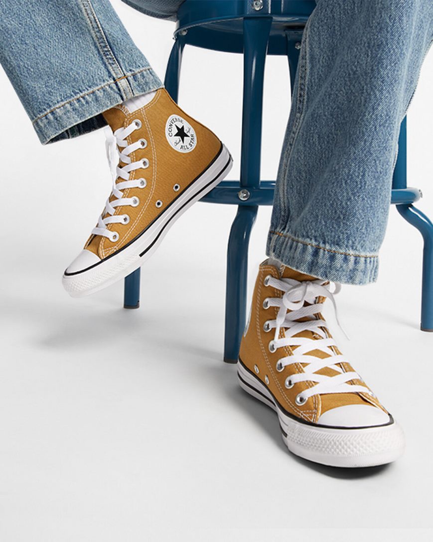 Dámské Boty Vysoké Converse Chuck Taylor All Star Seasonal Color Oranžové | CZ FJVT63